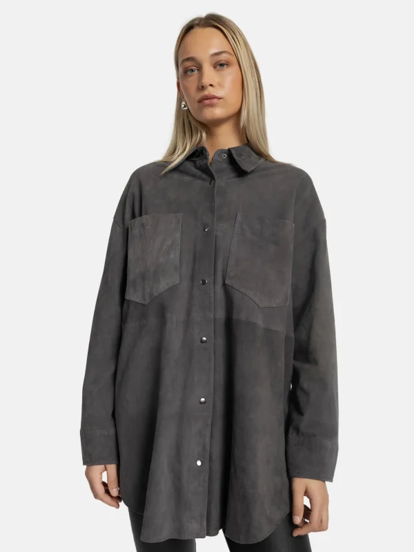 Harlow Suede - Grey