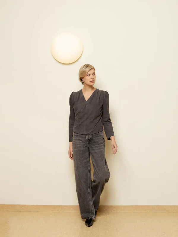 Heather Suede - Grey