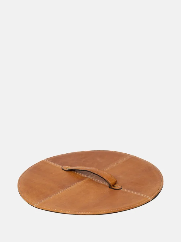 Lid for P027 - Burned Tan